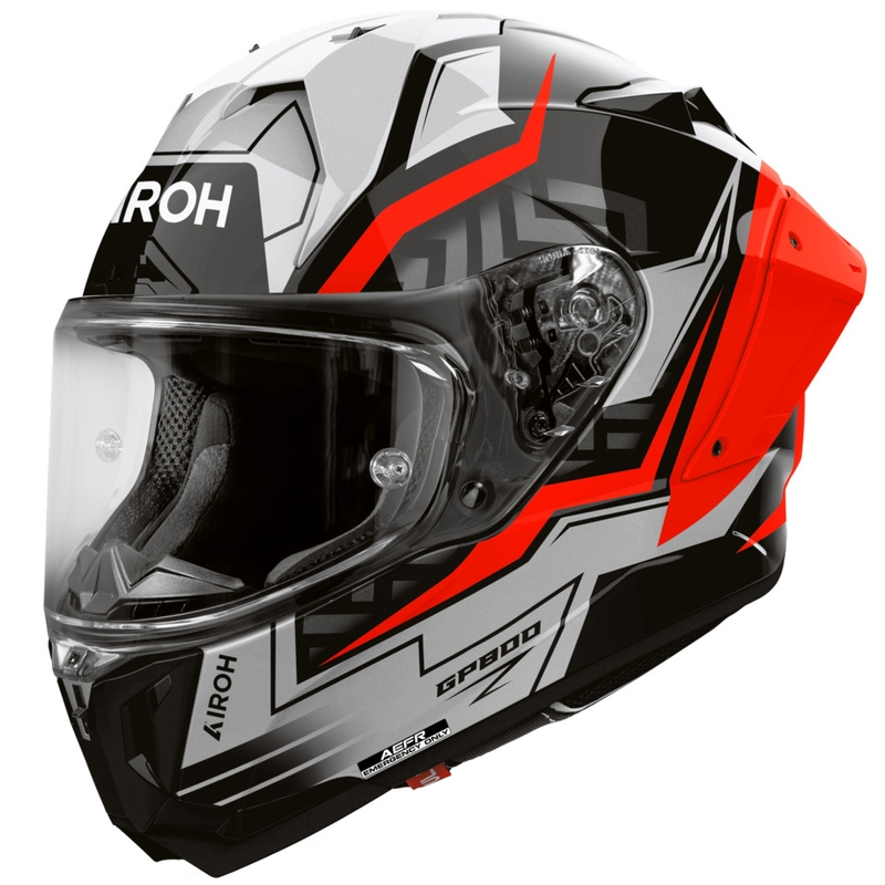 Casque intégral de moto Airoh GP 800 Victory rouge