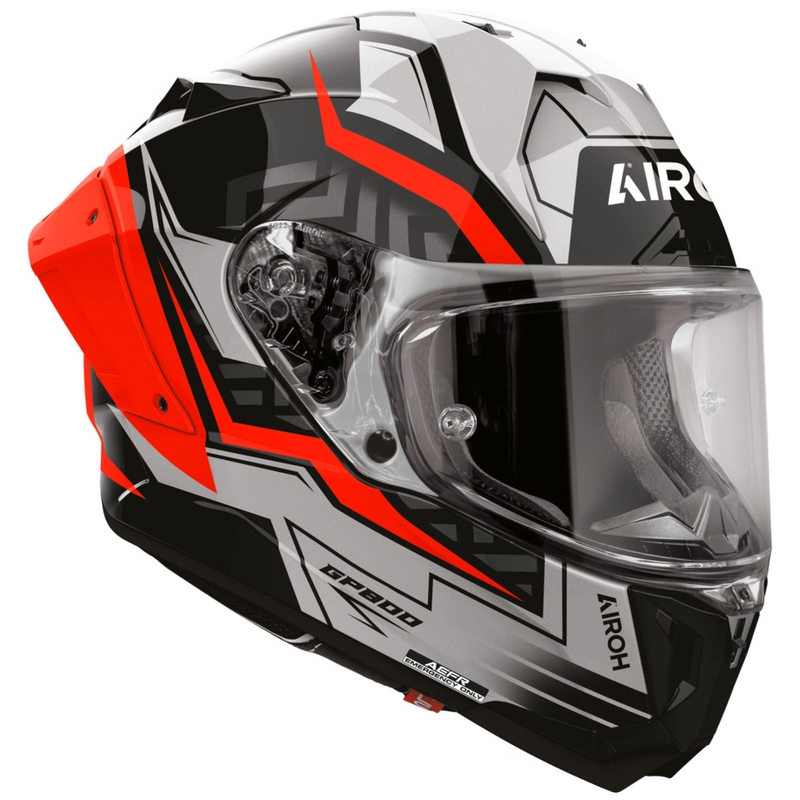 Casque intégral de moto Airoh GP 800 Victory rouge