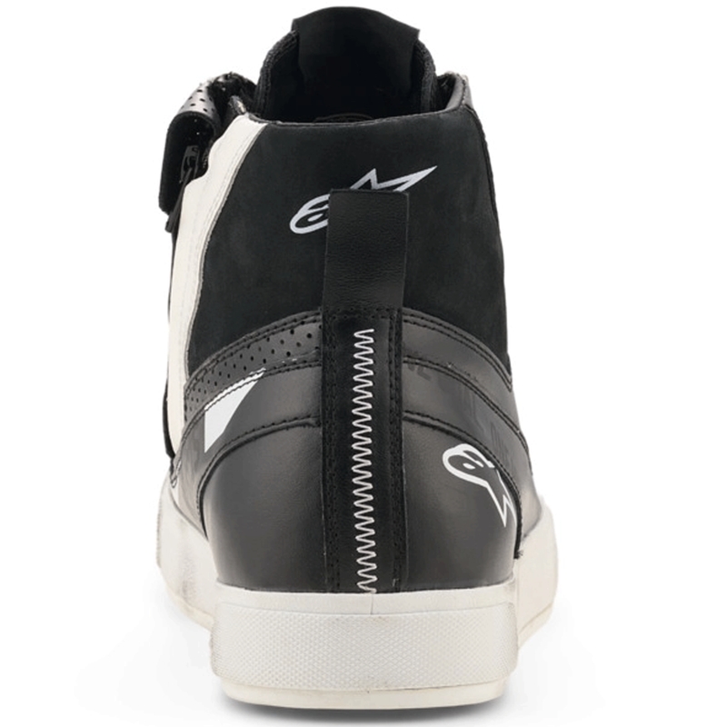 Bottes de moto Alpinestars Stated Flair noires et blanches
