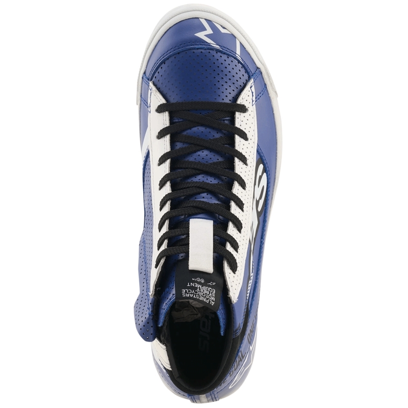 Bottes de moto Alpinestars Stated Flair bleu-blanc-noir