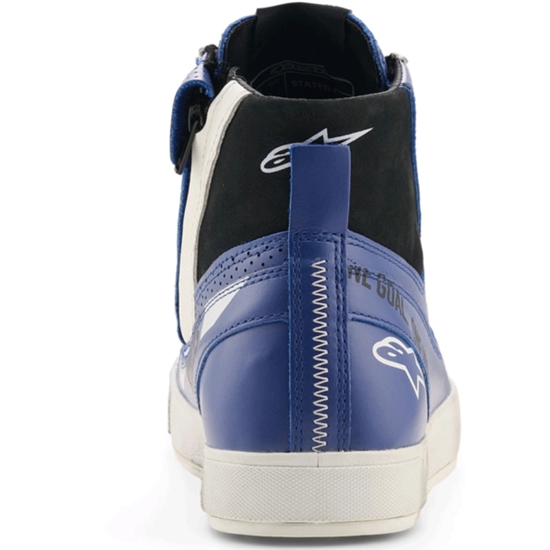 Bottes de moto Alpinestars Stated Flair bleu-blanc-noir