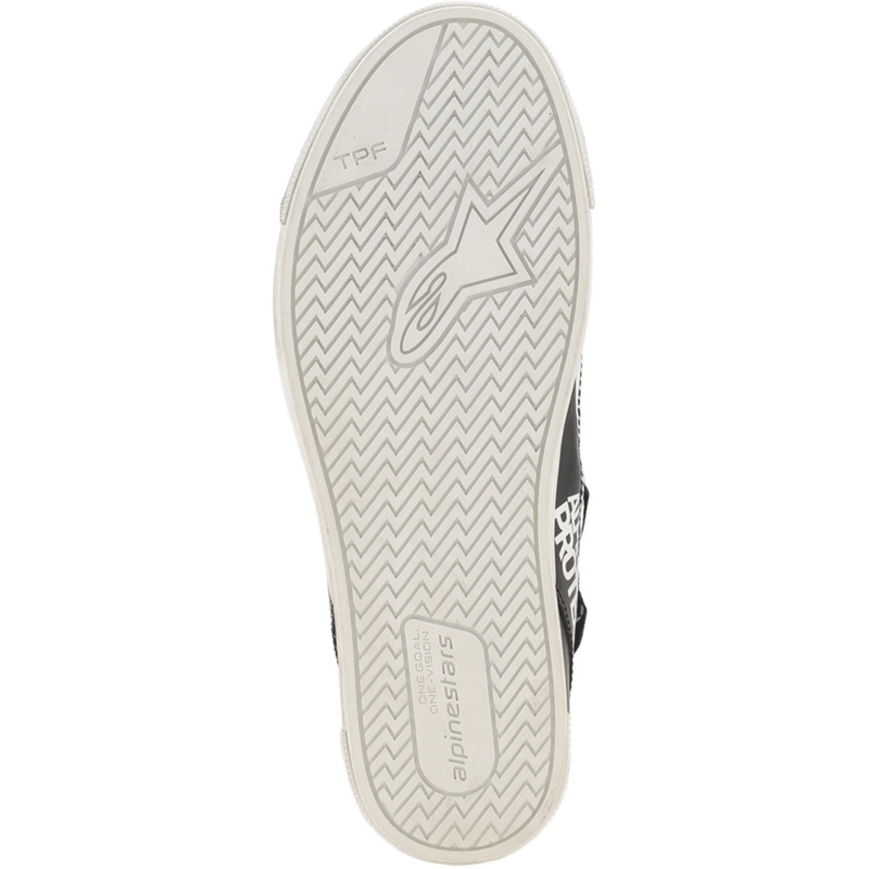 Bottes de moto Alpinestars Stella Stated Flair pour femmes, noir et blanc