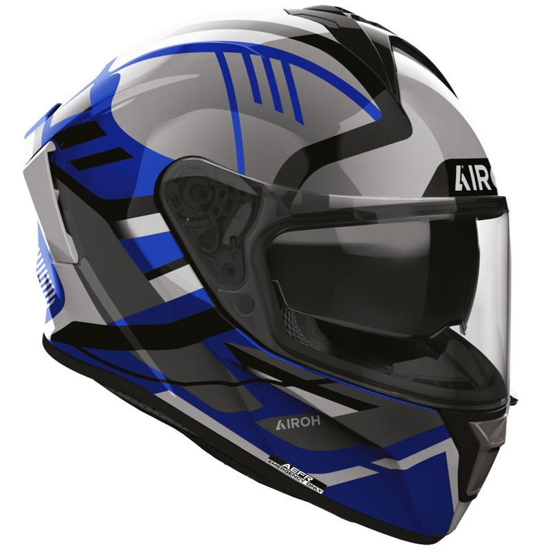 Casque intégral de moto Airoh Spark 2 Luma bleu
