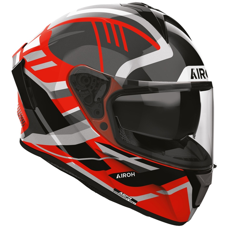 Casque intégral de moto Airoh Spark 2 Luma rouge