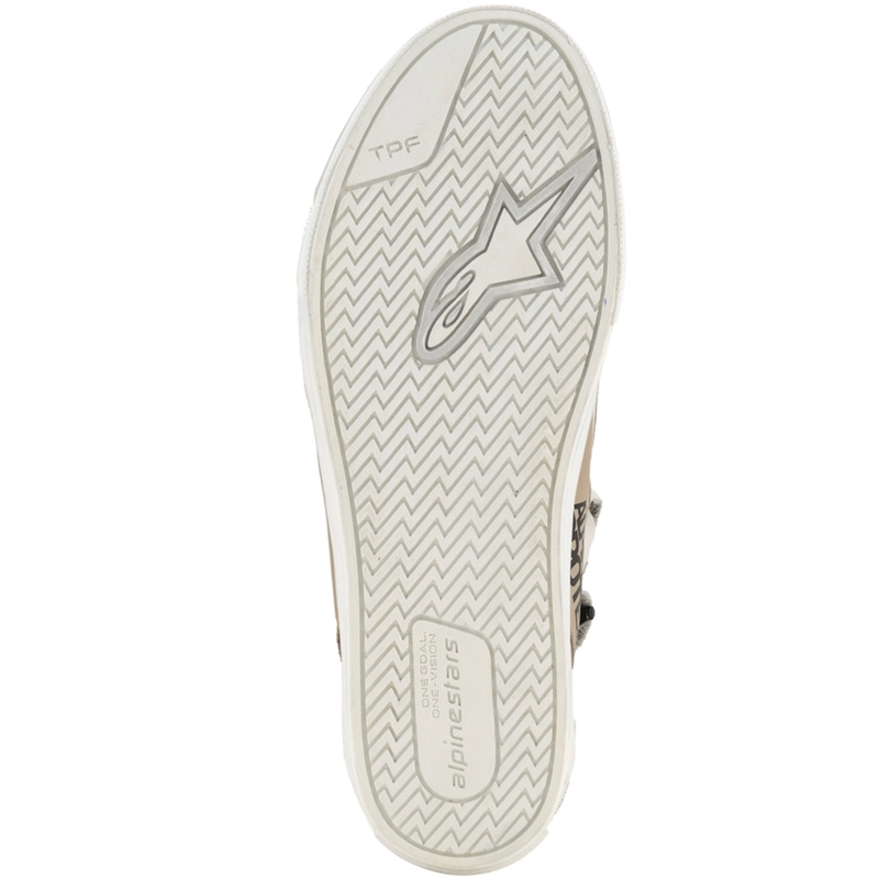 Bottes de moto Alpinestars Stella Stated Flair pour femmes, gris et blanc