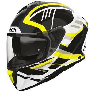 Casque intégral de moto Airoh Spark 2 Luma jaune