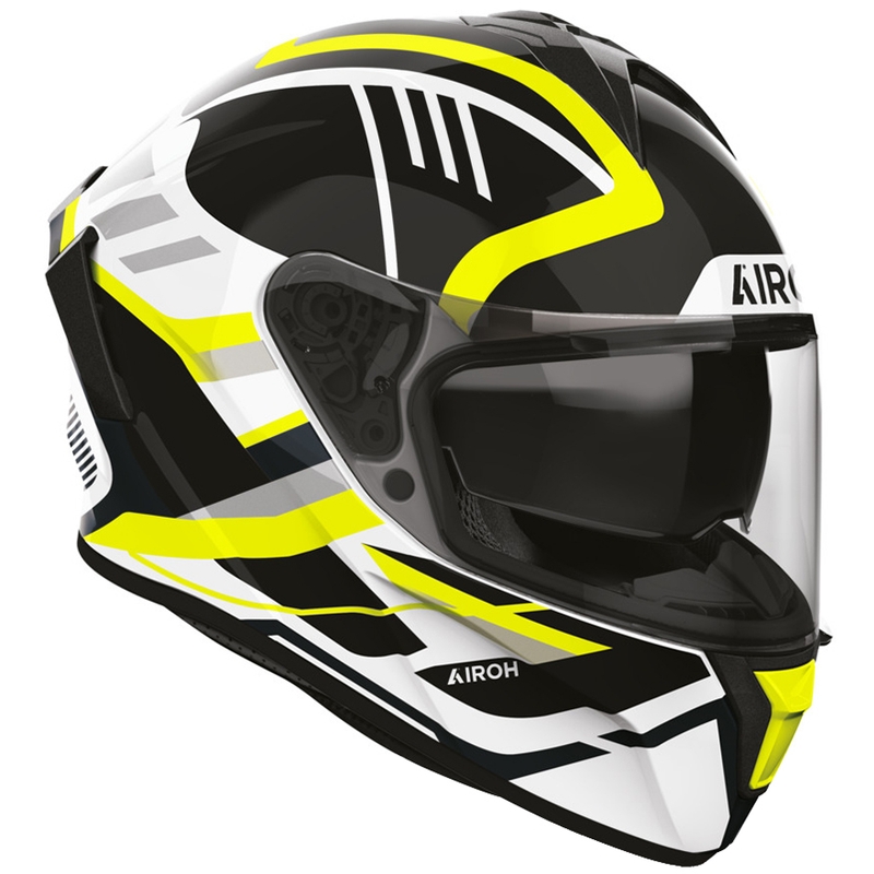 Casque intégral de moto Airoh Spark 2 Luma jaune