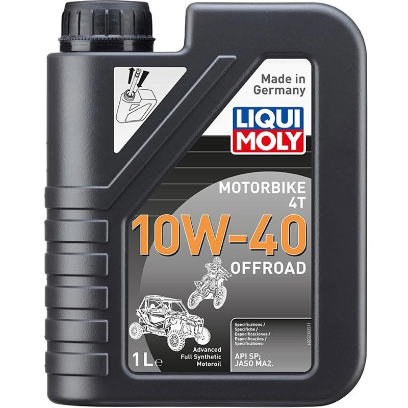 Huile moteur synthétique Liqui Moly Motorbike 4T 10W40 Offroad 1 l