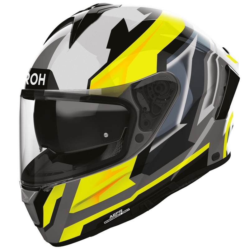 Casque intégral de moto Airoh Spark 2 Blade jaune