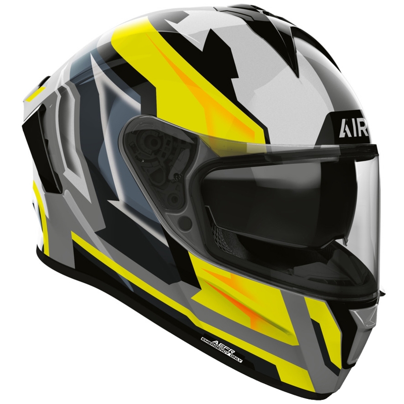 Casque intégral de moto Airoh Spark 2 Blade jaune