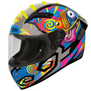 Casque intégral de moto Airoh Connor Chameleon multicolore