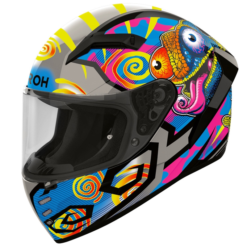 Casque intégral de moto Airoh Connor Chameleon multicolore