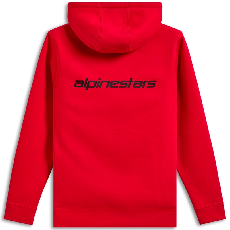 Sweat à capuche Alpinestars Transverse rouge