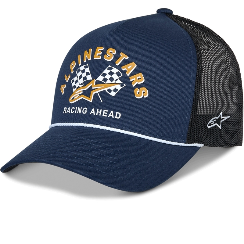 Casquette Alpinestars Finisher Trucker bleue et noire