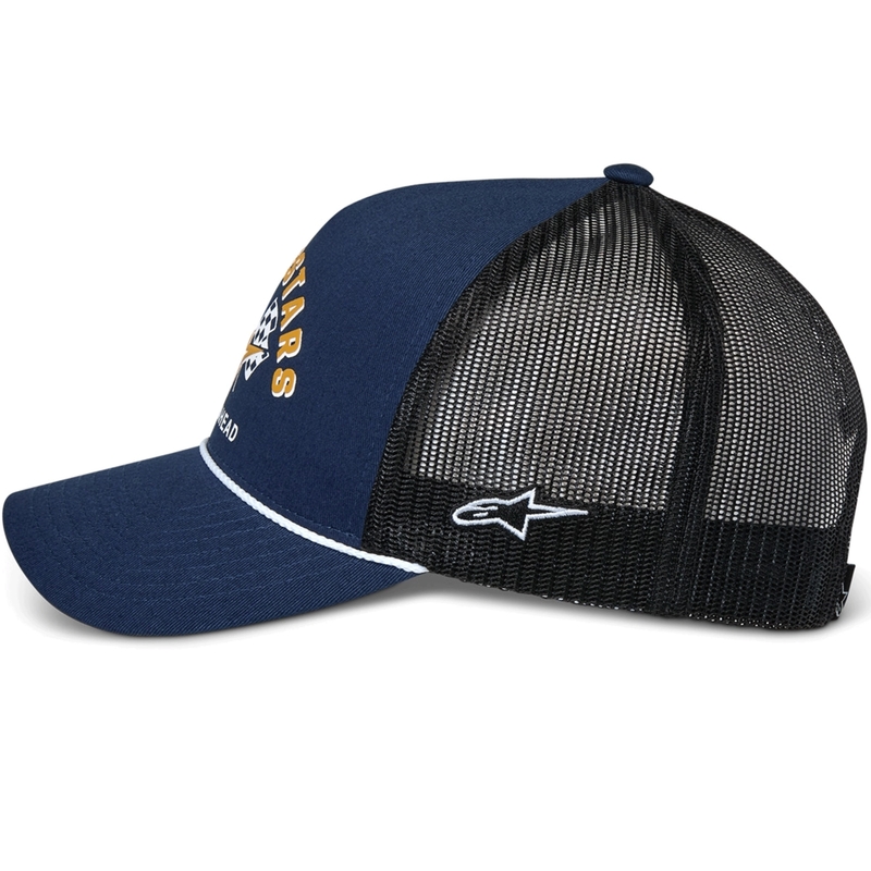 Casquette Alpinestars Finisher Trucker bleue et noire