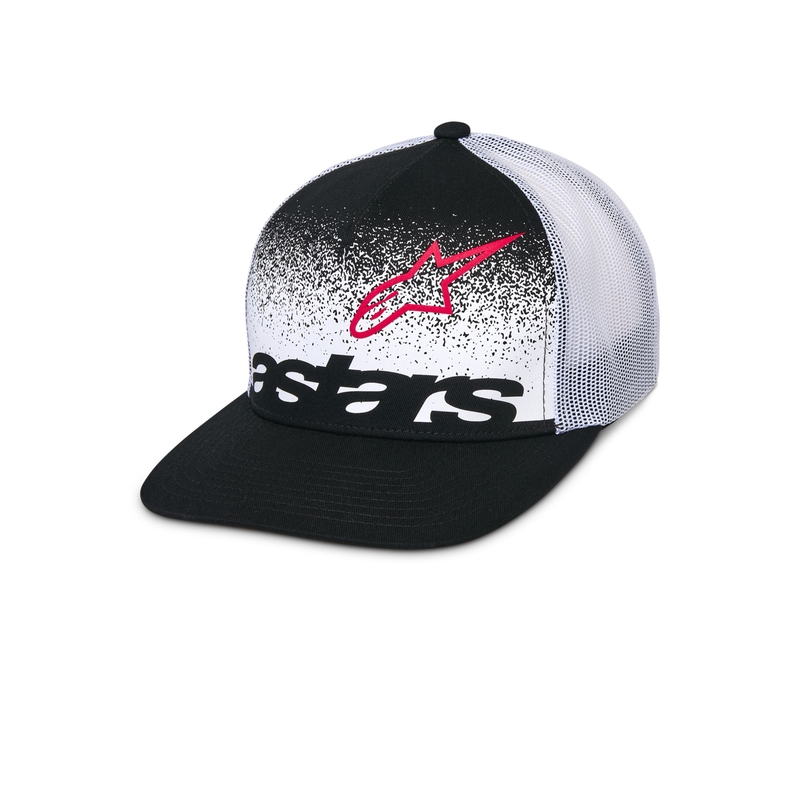 Casquette de camionneur Alpinestars Component noire et blanche