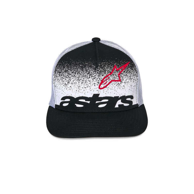 Casquette de camionneur Alpinestars Component noire et blanche