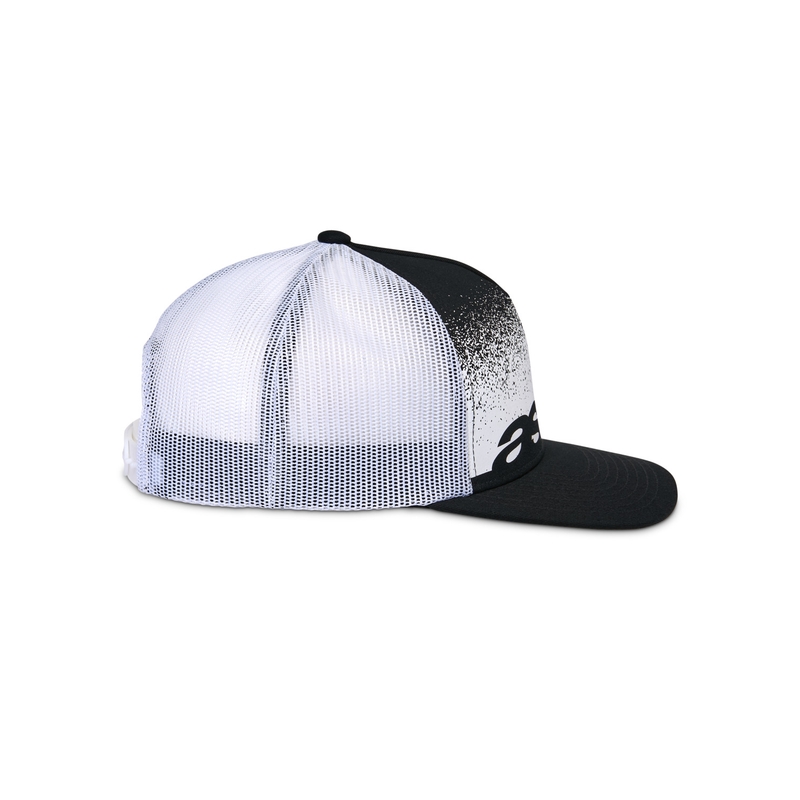 Casquette de camionneur Alpinestars Component noire et blanche