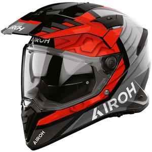 Casque de moto enduro Airoh BADX-X Cube rouge