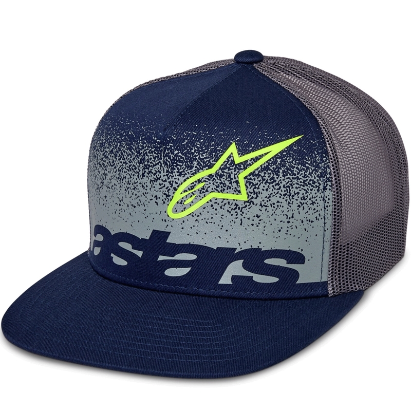 Casquette de camionneur Alpinestars Component bleu-gris