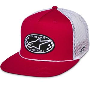 Casquette Alpinestars Contender Trucker rouge et blanche