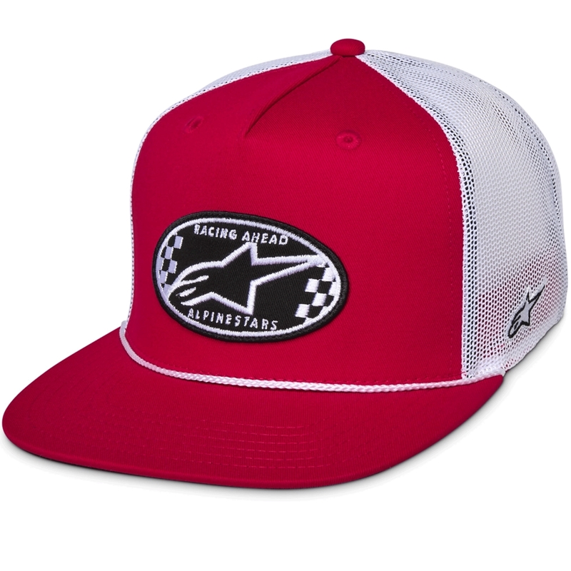 Casquette Alpinestars Contender Trucker rouge et blanche