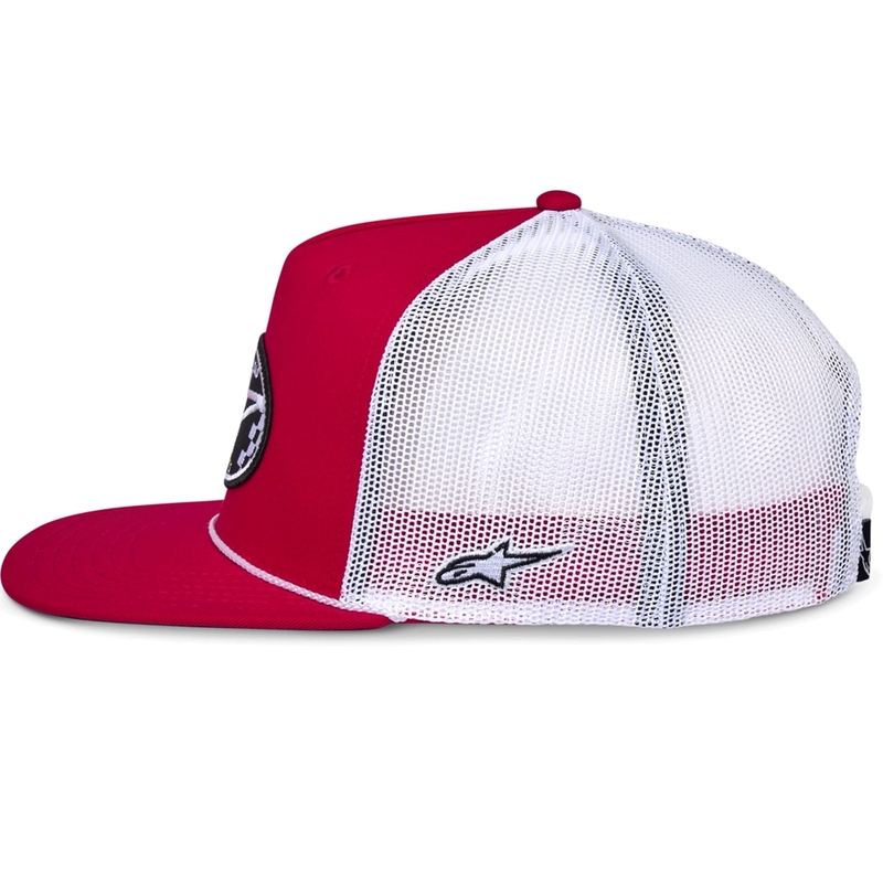 Casquette Alpinestars Contender Trucker rouge et blanche