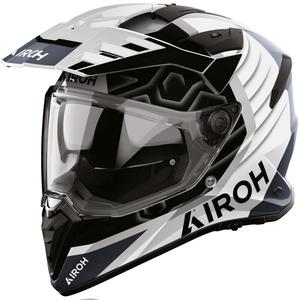 Casque de moto enduro Airoh BADX-X Cube gris