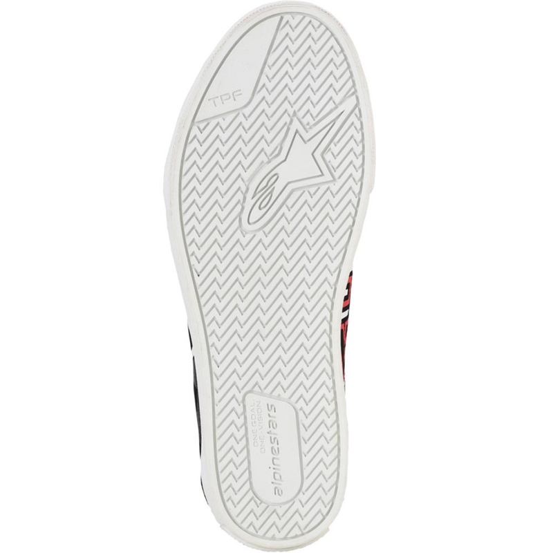 Bottes de moto Alpinestars Ride-63 Canvas FQ20 Noir-Blanc-Rouge