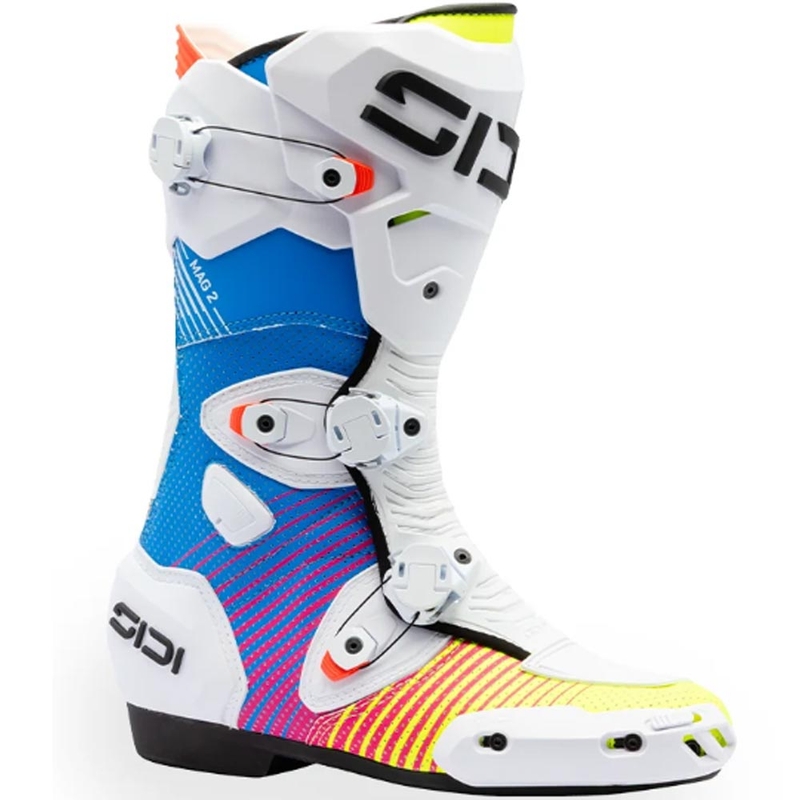 Bottes de moto SiDi MAG 2 Air BTA002 blanches