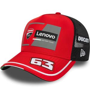 Casquette Ducati New Era Lenovo Bagnaia 63 noir-rouge