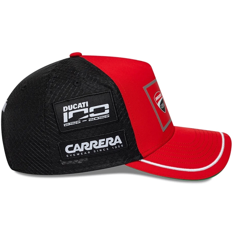 Casquette Ducati New Era Lenovo Bagnaia 63 noir-rouge