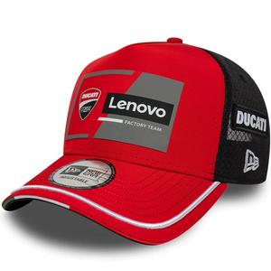 Casquette Ducati New Era Lenovo noire et rouge