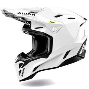 Casque de motocross Airoh Aviator Factory Color blanc