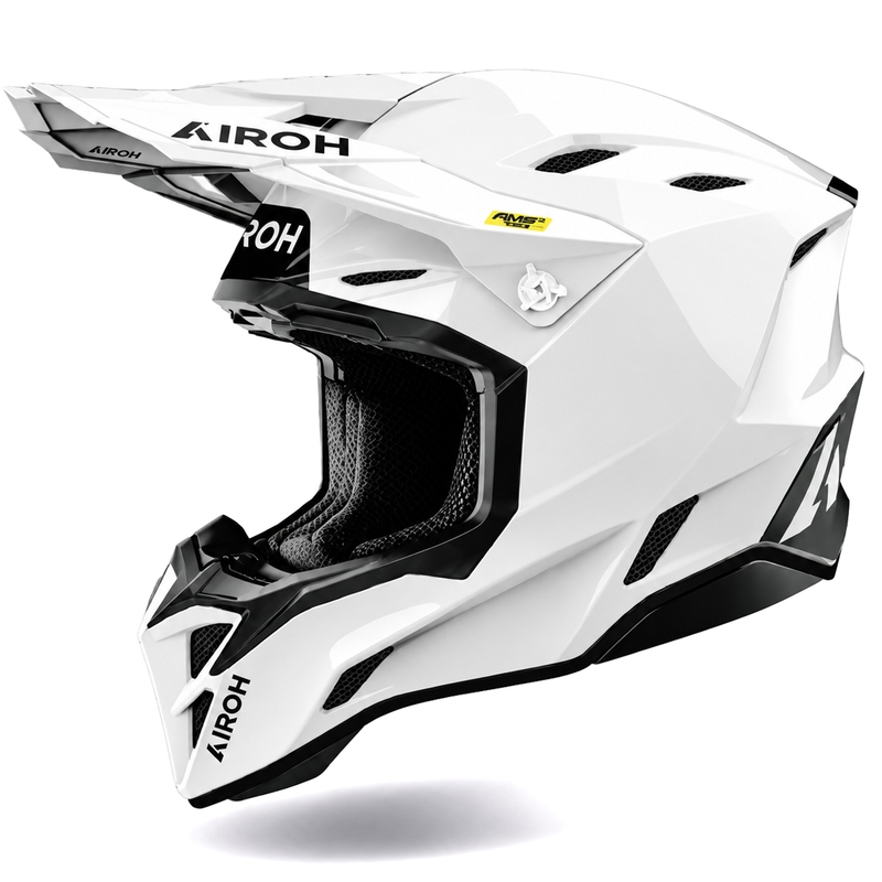 Casque de motocross Airoh Aviator Factory Color blanc