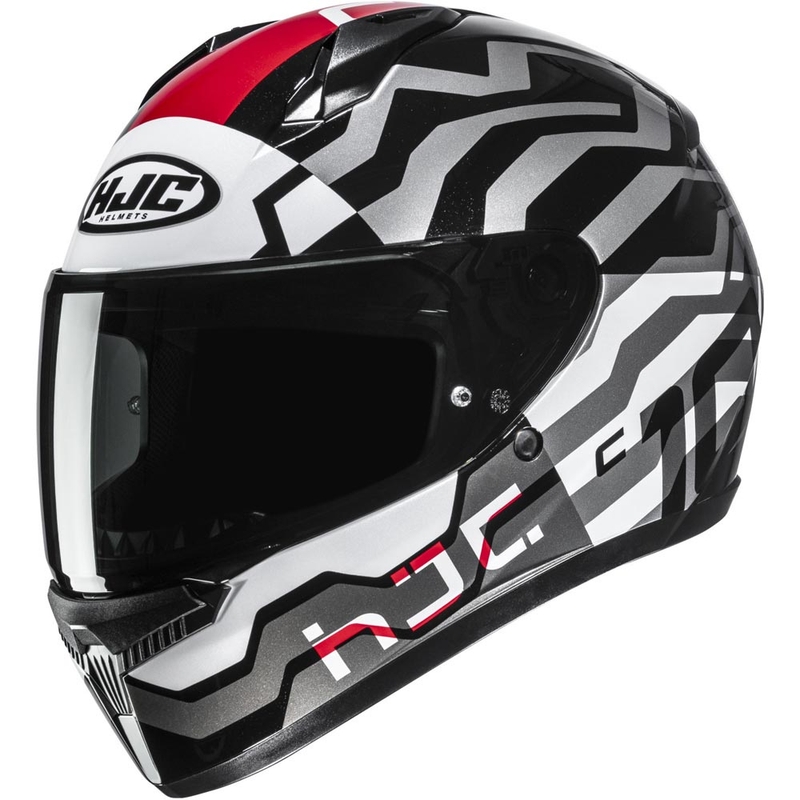 Casque intégral moto HJC C10 Blade MC1 noir-blanc-rouge
