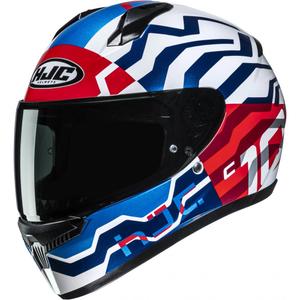Casque intégral de moto HJC C10 Blade MC21 bleu-rouge-blanc