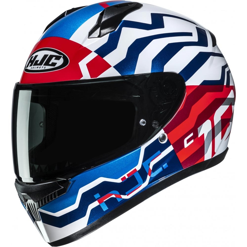 Casque intégral de moto HJC C10 Blade MC21 bleu-rouge-blanc
