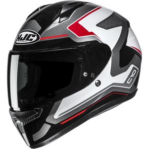 Casque intégral de moto HJC C10 Cric MC1 noir-blanc-rouge