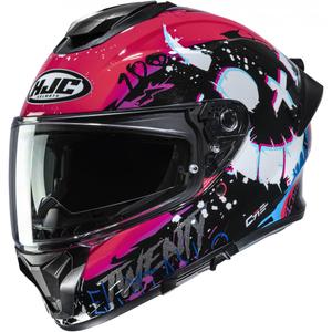 Casque intégral de moto HJC C71 FQ20 MC8 noir-rose