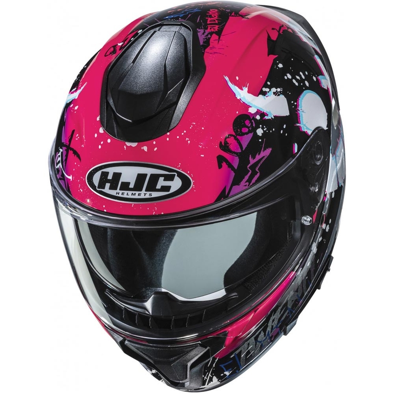 Casque intégral de moto HJC C71 FQ20 MC8 noir-rose