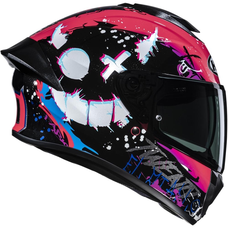 Casque intégral de moto HJC C71 FQ20 MC8 noir-rose