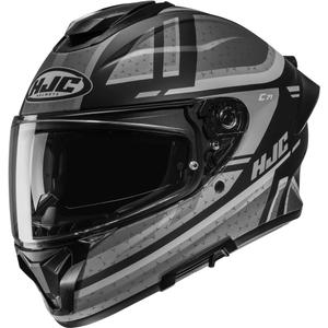 Casque intégral de moto HJC C71 Novah MC5SF noir-gris