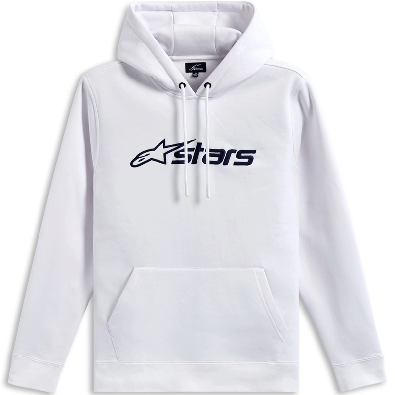 Sweat à capuche Alpinestars Blaze 3 blanc-bleu