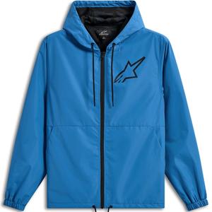 Veste coupe-vent Alpinestars Speeder CHronium bleu-noir