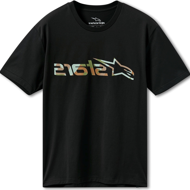 T-shirt Alpinestars Verdure Camo CSF noir
