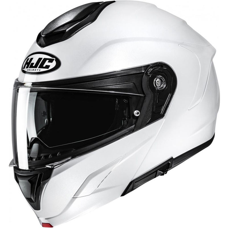 Casque de moto modulable HJC C92 Blanc nacré uni