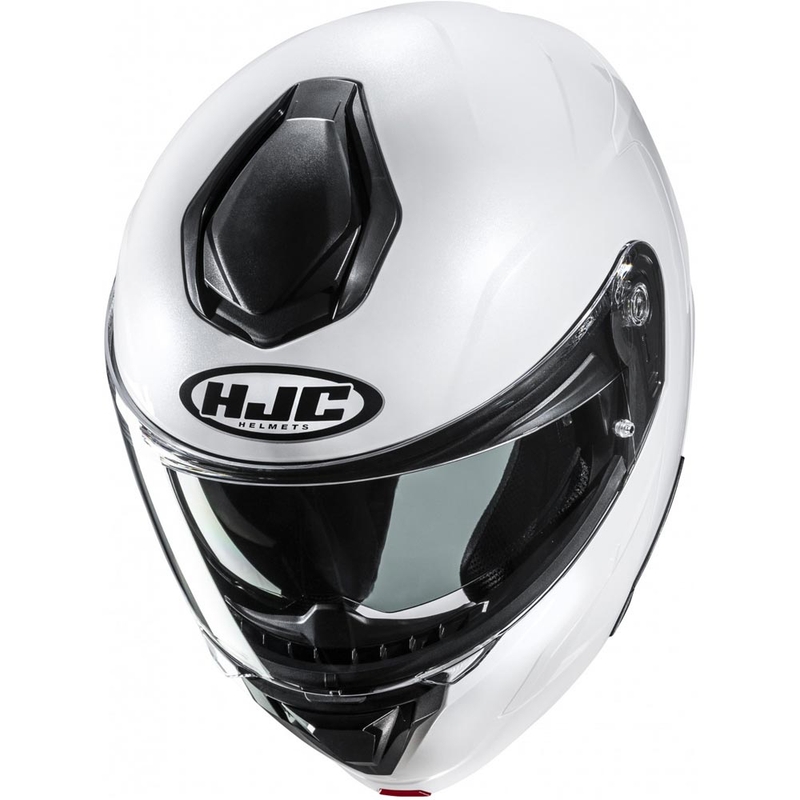 Casque de moto modulable HJC C92 Blanc nacré uni
