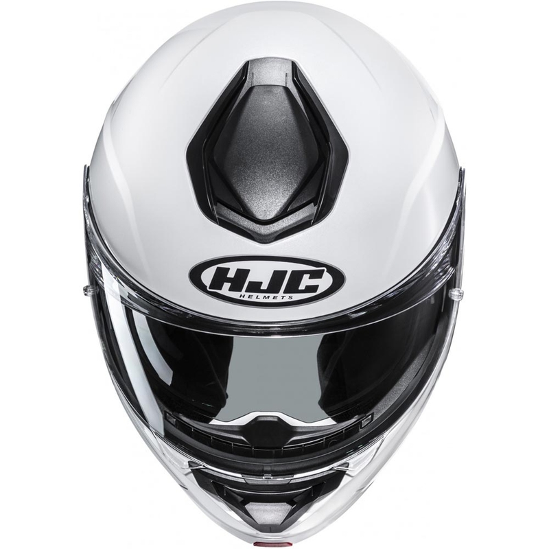 Casque de moto modulable HJC C92 Blanc nacré uni