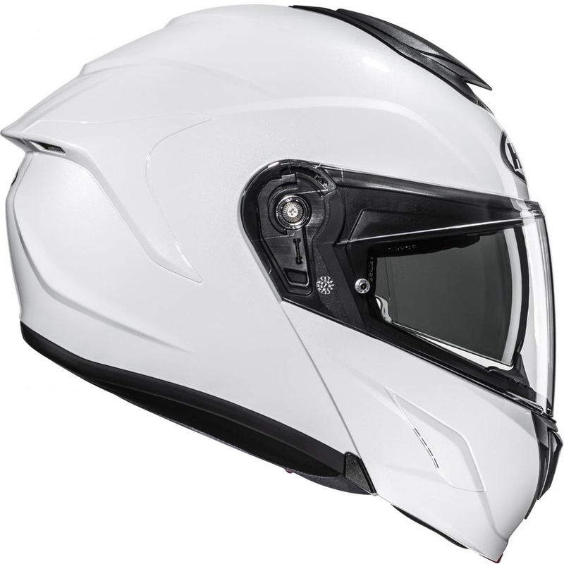 Casque de moto modulable HJC C92 Blanc nacré uni
